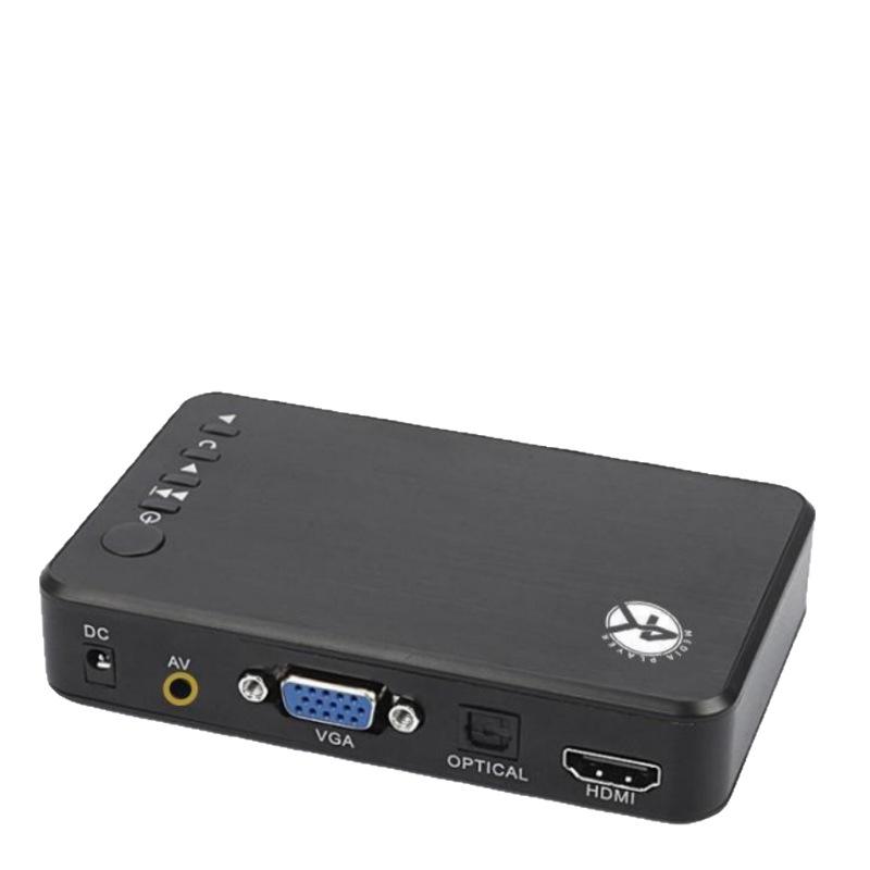 4K Blu-ray Player with Power-On Loop, HD Video, USB, HDMI+VGA, Landscape & Portrait Display Compatibility