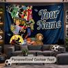 Tintin Personalized Tapestry Support Custom Name, Wall Art Home Decoration