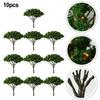 10-pcs 5cm Building Model Trees Train Railroad  Landscape Layout Roadway For DIY Landscapes To Create A More Natural Look