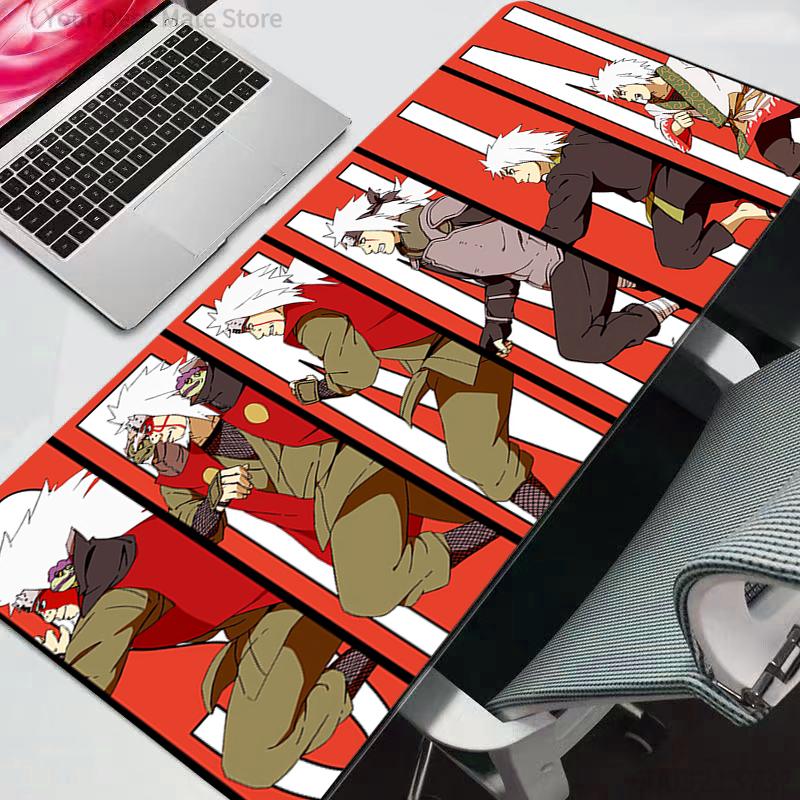 Large Mouse Pad Naruto Office Desk Mats PC Gaming Accessories XXL Laptop Keyboard Mat Durable