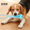 Treat Dispensing Dog Toys Chew Toy with Pull Rope, Interactive Tug of War Indoor Play Toy, Teeth Cleaning Dispenser for Aggressive Chewers Rope