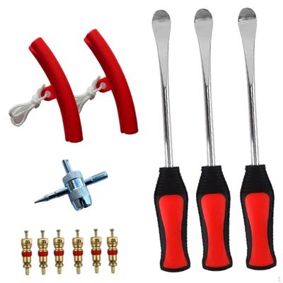 Σετ Εργαλείων Αλλαγής Ελαστικών Μοτοσυκλέτας Αυτοκινήτου με Δυνατότητα Αφαίρεσης Ζάντας, Πολλαπλών Χρήσεων με Προστασία Ζάντας