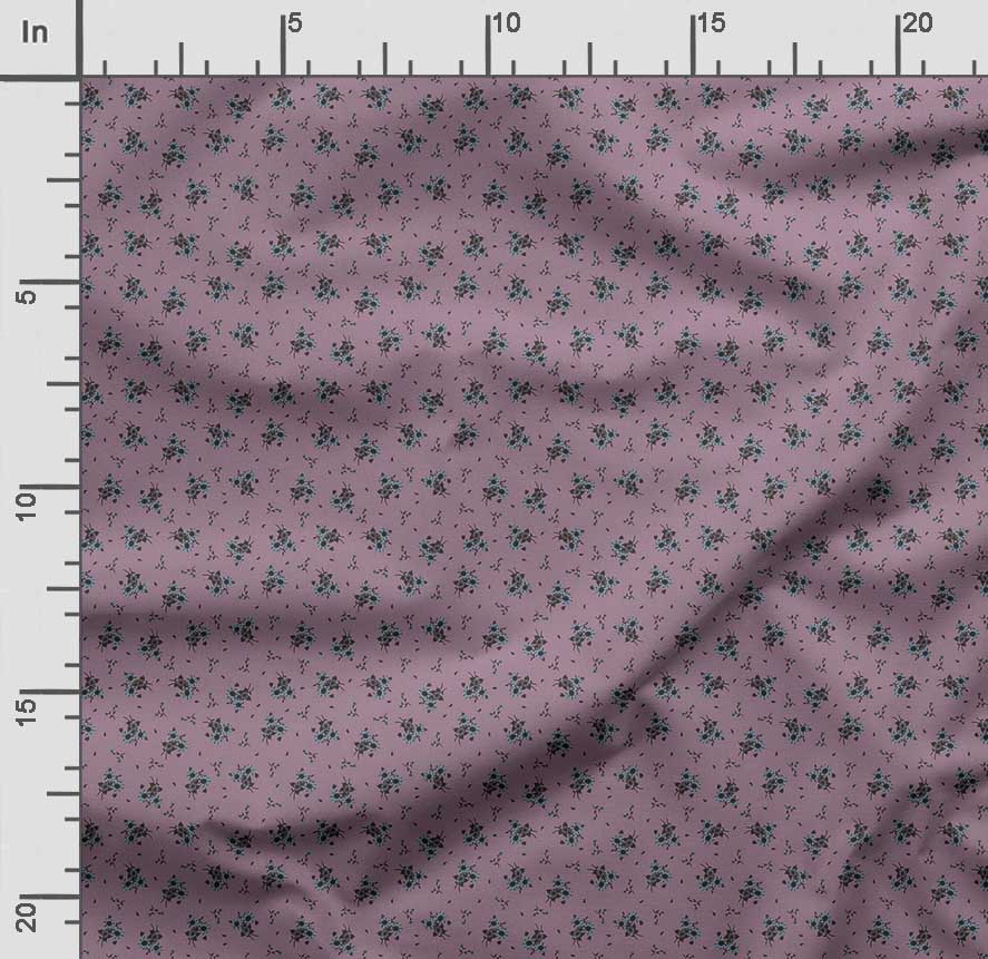 Soimoi Floral Print,  Cotton Cambric, Quilting Fabric Sold by The Yard 42 Inch Wide, Medium Weight Cotton Fabric, Sewing  Supplies,