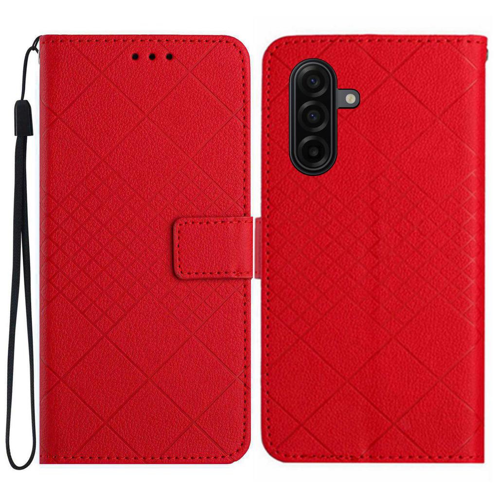 For Samsung Galaxy A57 5G Case Wallet Imprint PU Leather Flip Folio Phone Cover
