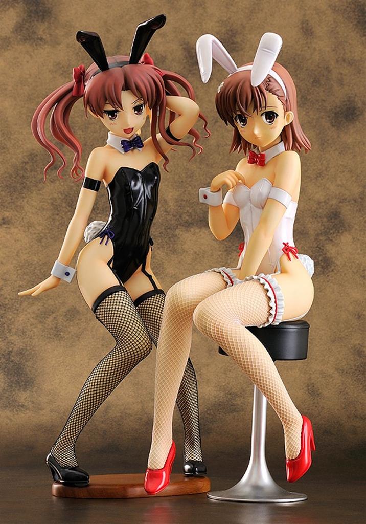 A Certain Scientific Railgun Mikoto Misaka Bunny měřítková PVC malovaná hotová verze. (1/4 produktu)