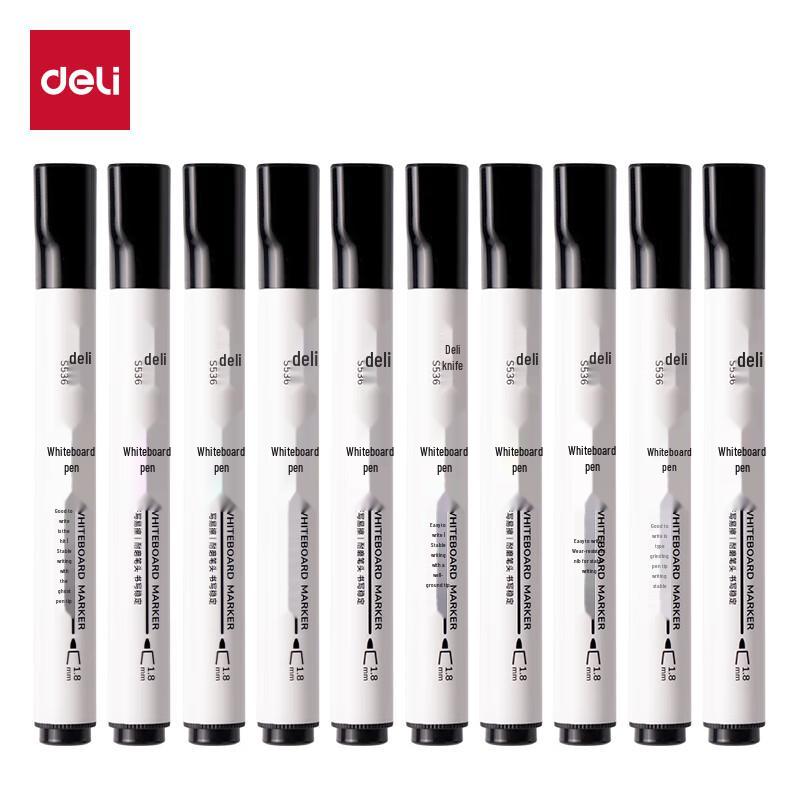 Deli S536 Erasable Whiteboard Markers