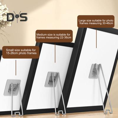 Picture Frame Holder Storage Bracket Polished Surface Strong Load-bearing Multi-purpose Photo Frame Tablet Stand