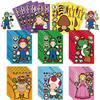 Brother Mario Party Favors Gifts Stamps Slap Bracelet Stickers Christmas Stocking Fillers Birthday Souvenirs Decoration Supplies