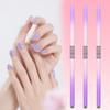 3 Pcs 3d Acrylic Nail Brush Set, Nails Design Brushs With Non-Slip Handle, Purple Flower Brush Tools for Women Diy Home Salon Nail Practice Kit