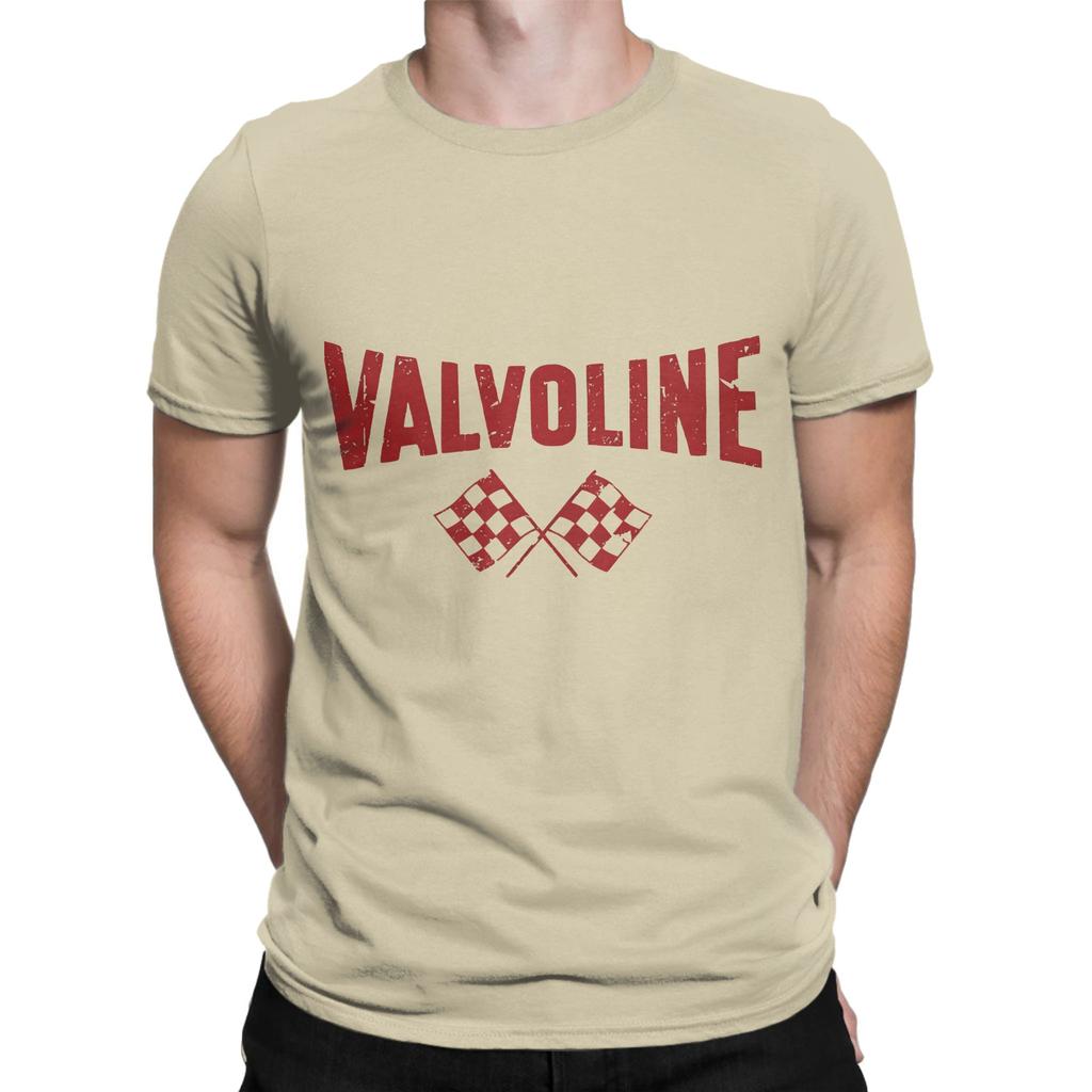 Valvoline racer vintage Hot Rod Rat Rod Gasser Racecar impression rouge Nouveauté 100% Coton T-shirt Valvoline T-shirts Hauts Pour Unisexe