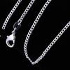 Hip Hop Silver Color Chain Necklace Copper Thick Long Unisex Necklace Jewelry Accessory