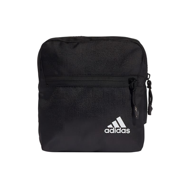 Adidas Classic Org Training Logo Recycled Polyester Crossbody Bag Unisex bags Black GU0889 Black