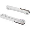 HDBUBALUS Motorcycle Flush Fork Turn Signals Brackets Shock absorber LED Running Side Lamp For Harley Touring Street Glide Road King 1998-2025