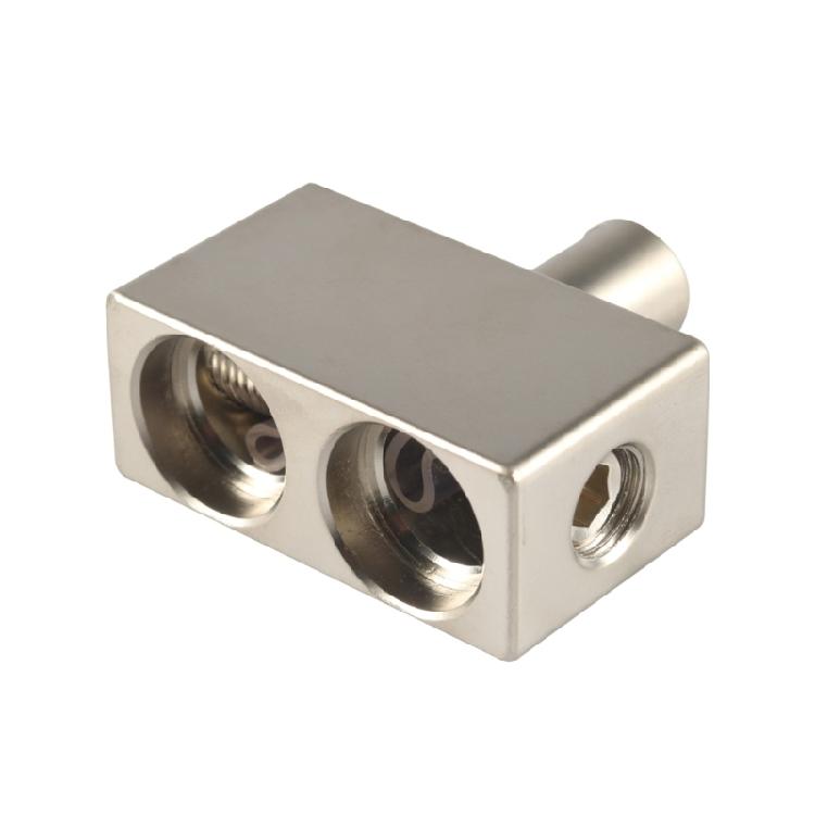 Car Splitters Wire Power Supply TerminalAmplifier Double 1/0 AWG To 1/0 Offset Amp