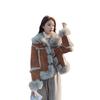 Winter New Imitation Lamb Fur Coat Women's Fur Integrated Locomotive Suit Small Thickened Top Trendy