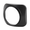 Camera Lens Hood Aluminium Alloy Accurate CNC Fine Processing Lens Hood Shade Protector with Cap