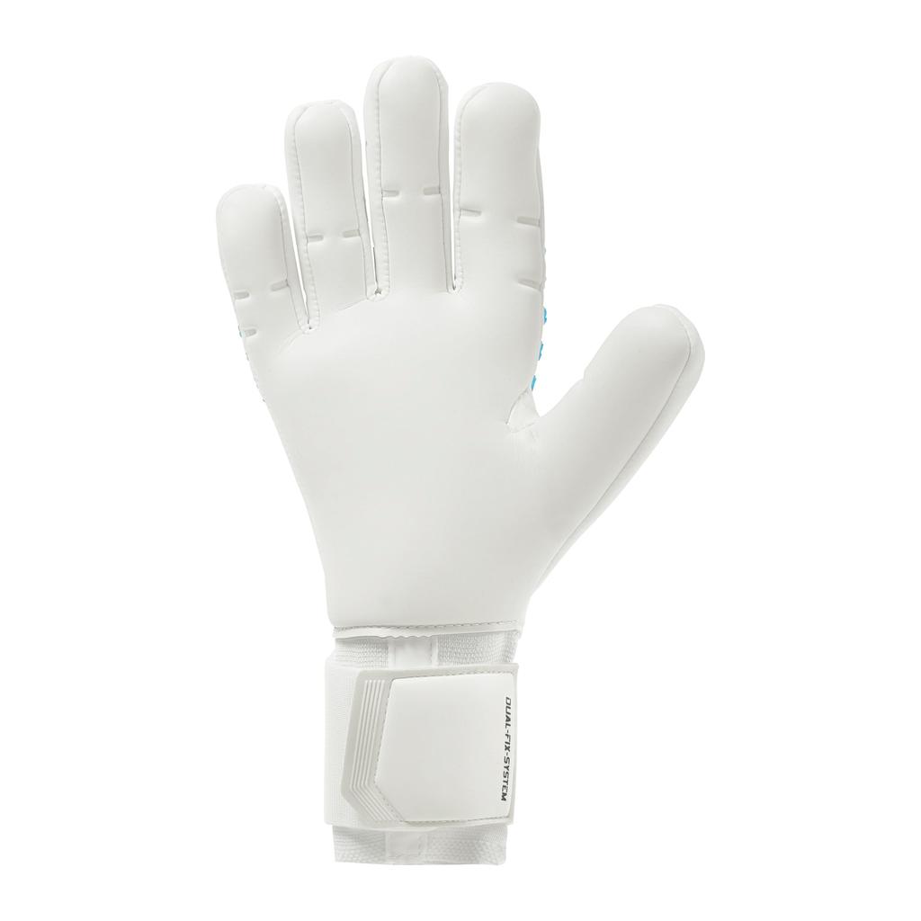 uhlsport Match Soccer Goalkeeper Cybertech Absolute Grip Half Negative 1011378 01 7 Gloves, Fit,