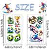 10 Blatt Cartoon Cool Fußball Tattoo Aufkleber Für Hand Arm Körper Dekorativ Wasserdichte Tattoo Aufkleber Kinder Kreative Party Geschenke