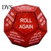 Group Activity Props Santa Swap Gift Exchange Dice, 12-Side Glitter Game Christmas Stocking Stuffers, Ideas Secret Party Favors Dice for Family Party,