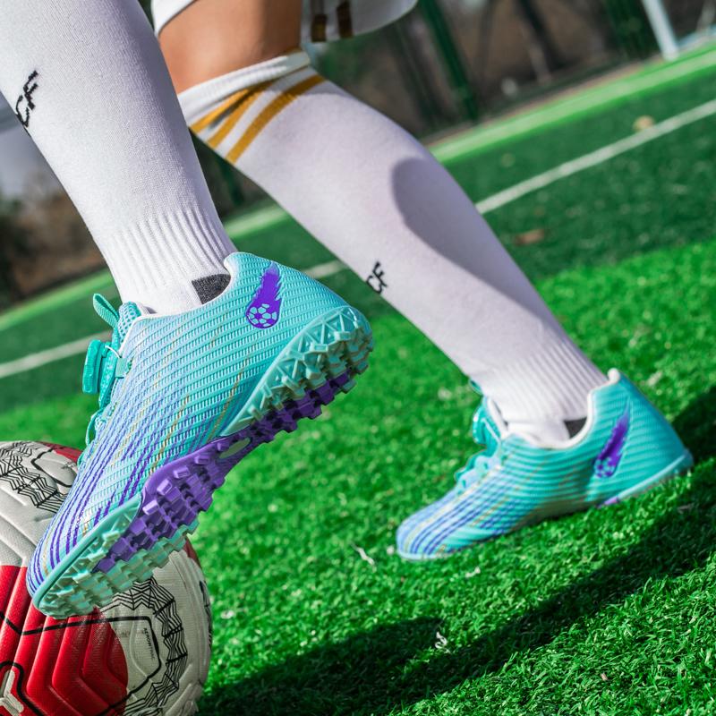 Kids Soccer Shoes Society FG School Football Boots Cleats Grass Sneakers Boys Girls Outdoor Athletic Training Sports Footwear