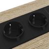 Nightstand Set 2 pcs Sonoma Oak Finish 40 x 31 x 60 cm Engineered Wood