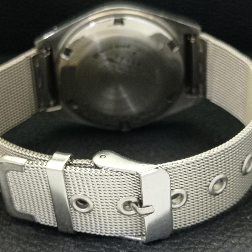 AUTOMATIC VINTAGE SEIKO 5 6309A JAPAN MENS RED COLOR DIAL WATCH a500824-5 R154-a500824