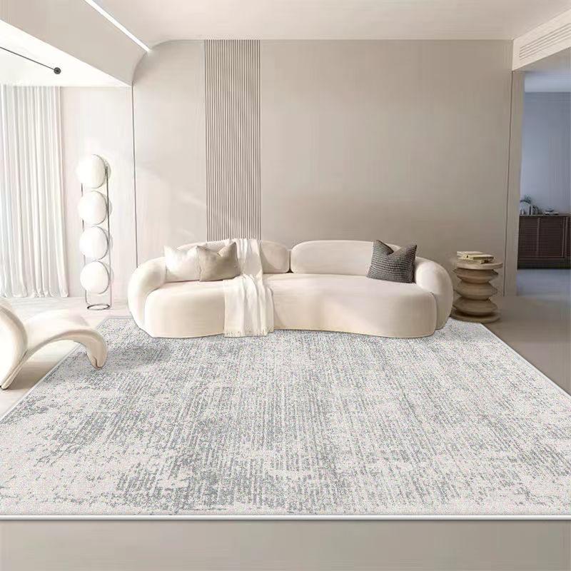 Abstract Style Plain Colour Decoration Home Carpet Living Room Simple Non-slip Room Decor Bedside Rug Baby Crawling Mat Washable