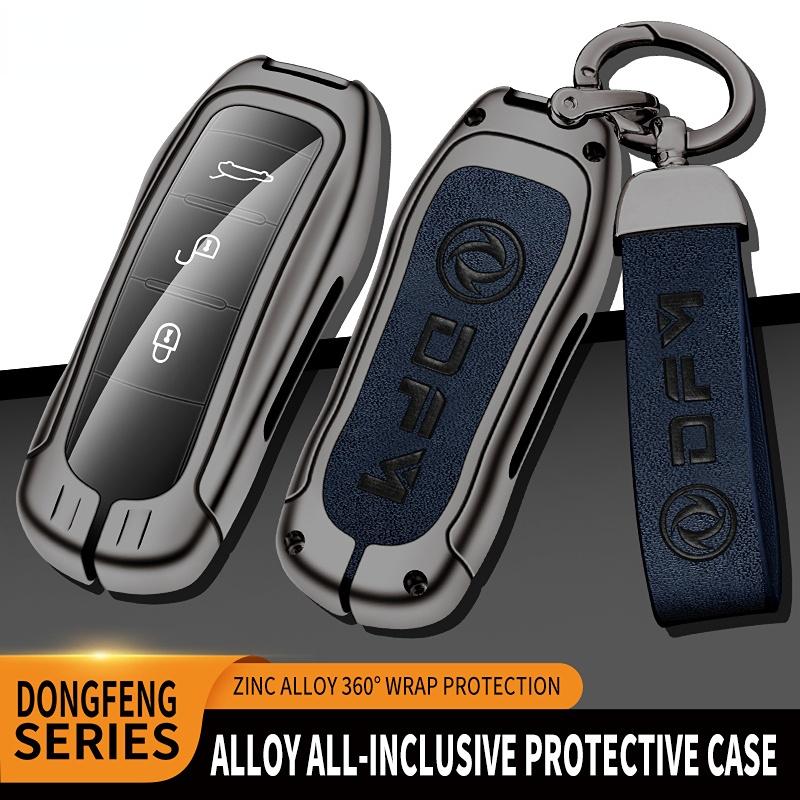 For Dongfeng DFM DFSK Glory 580 S560 F507 S30 H30 AX7 Ix5 Ix7 Seres Sf5 KC VL Alloy Car Key Case Fob Cover Keychain Shell