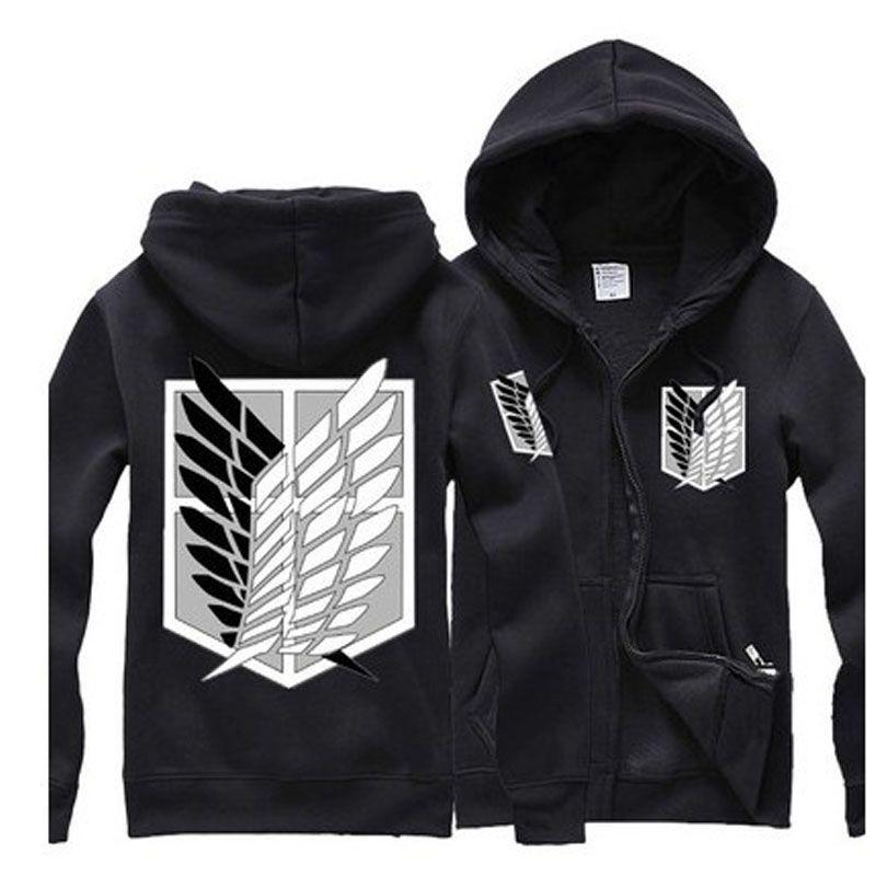 Premium Quality Anime Attack On Titan Men's Fit Hoodie Coat Perfect For Any Occasion