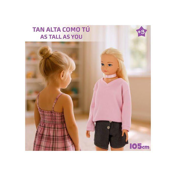 Large Styling Doll - COLORBABY - 105 Cm - Articulated - Accessories Included - Customizable