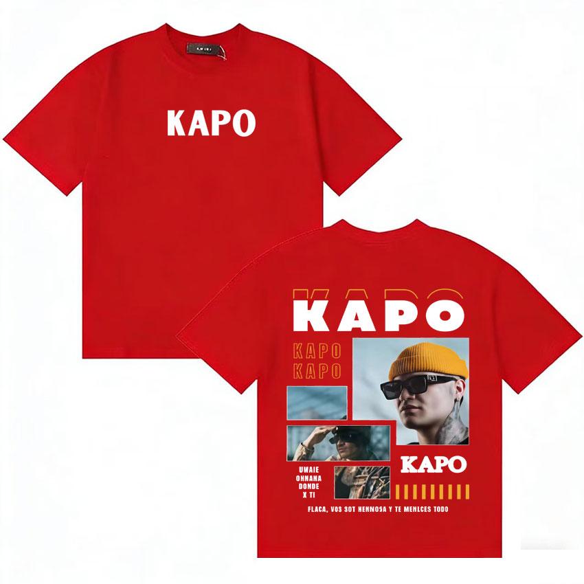 

Streetwear Rapper Kapo Harajuku T Shirts Unisex Women Hot Sale Casual Summer Short Sleeve Tshirt Cozy TShirts Teenagers Fans Gift S