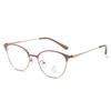 Korean Style Small Reading Glasses For Women New Fashion Cat Eye Far Sight Eyeglasses Unisex Stylish Anti Blue Light Eyewear+4.0