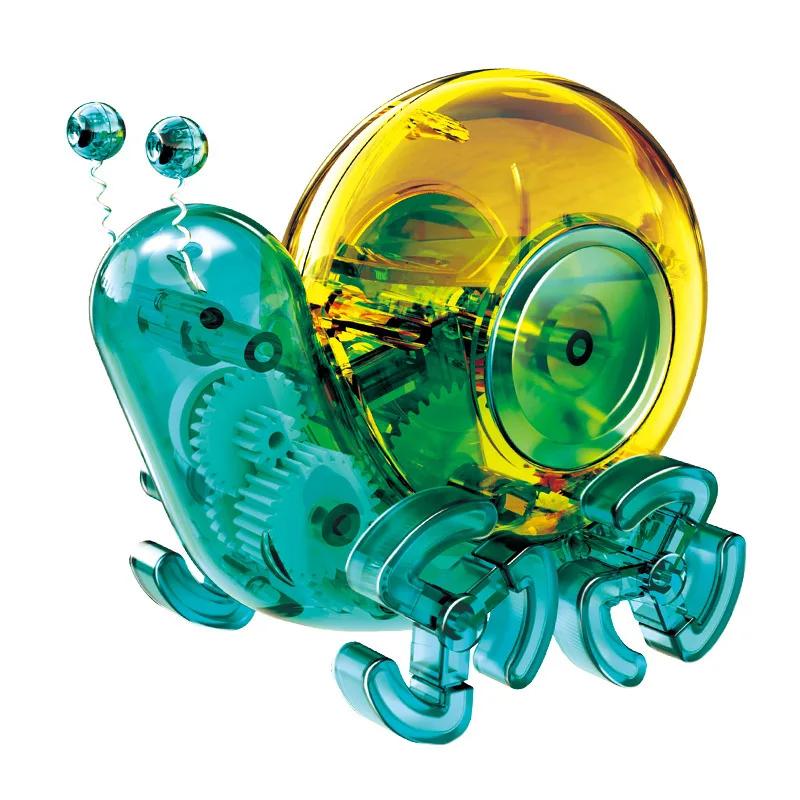 

Diy Solar Snail Science Bulldozer Assembled Mechanical Power Kids Educational Plaything Technology Game Construction Boy Birthday Gifts