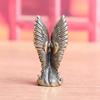 1Pcs Home Decor Ornament Brass Goddess Guardian Angel Small Statue Characters Miniatures Figurines Desk Decoration Crafts