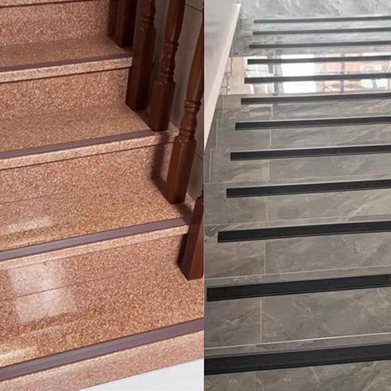 100 cm selbstklebende Anti-Rutsch-Treppenstreifen PVC-Stufenstreifen Treppenaufkleber Treppenstufenschutz Teppich Bodendichtungsstreifen