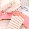 2 Pairs Japanese Style Reusable Chopsticks Healthy Alloy Sushi Anti-slip Chopsticks Korean Eating Food Long Chopsticks Household Cutlery