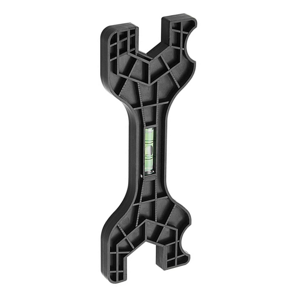 Dual Headed Wrench with Bubble Level Bathroom Wrench Multifunctional Faucet Installation Wrench Kitchen/Bathroom/Toilet/Home Use