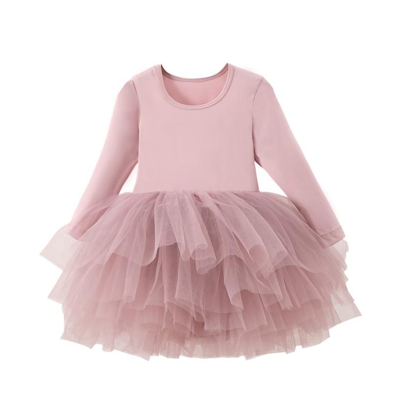 Meiteņu baleta leotard ar tilla svārciņu