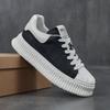 Cross-Border European Station Platform Men'S Shoes New Summer Breathable Little White Shoes Versatile Leather Men'S Trendy Casual Shoes
