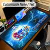 Large Mouse PadSonic Custom Name Text Personalized Desk Mat Non Slip Gaming Pad