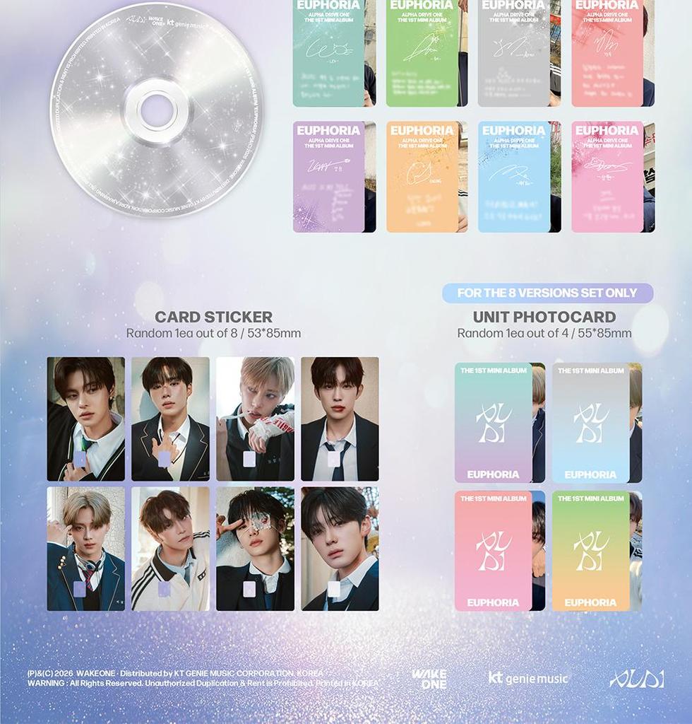ALPHA DRIVE ONE (ALD1) [EUPHORIA] 1st MINI ALBUM (JEWEL CASE VER.)
