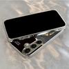 Black Gold The New Electroplated Glass Phone Case Is Suitable for Samsung Galaxy S26/S25/S24/S23/S22/S21, Etc