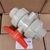 PPH Double Union Oil Screw Ball Valve Hot Melt Switch