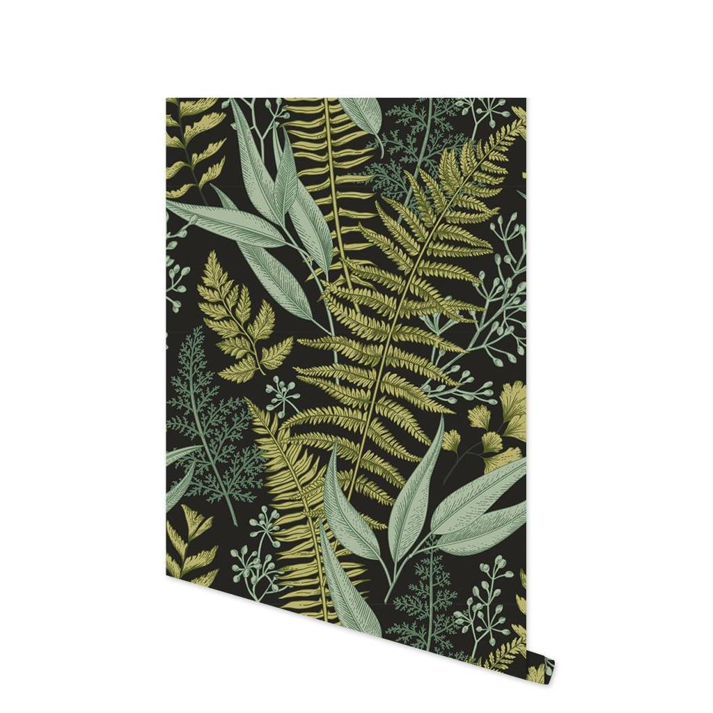 Green Leaf Peel and Stick Wallpaper Leaves Self Adhesive Wallpaper Removable Contact Paper for Drawers Bedroom Living Room Decor