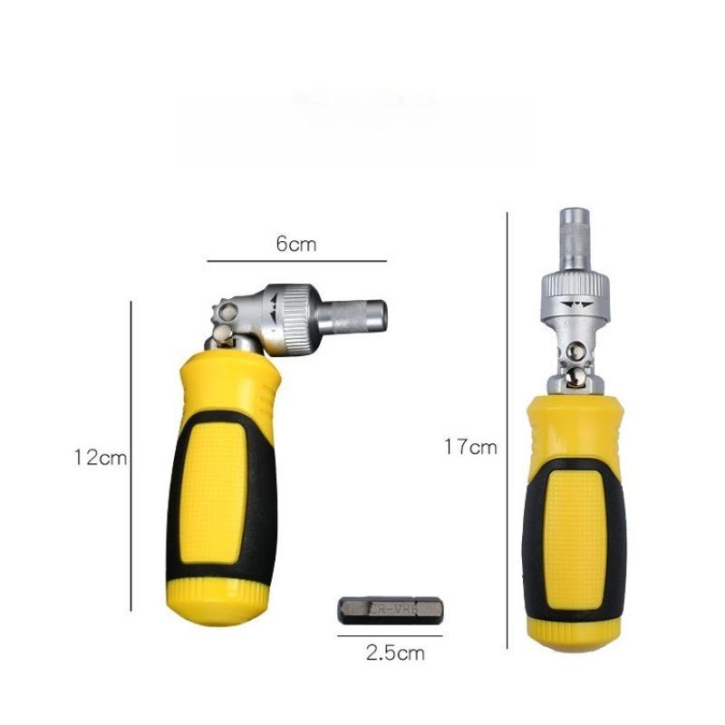 13-in-1 Ratchet Repair Screwdriver Set Flat Phillips Plum Blade Screwdriver Chrome Vanadium Steel