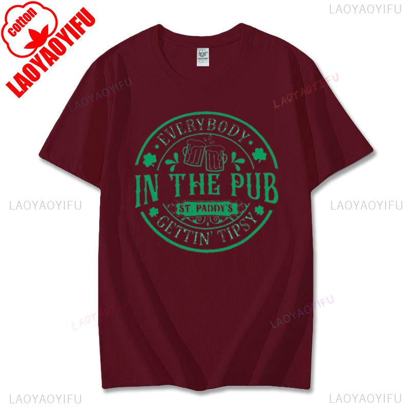 St Patrick Day Shirt Lucky Irish Shamrock T Shirt Heart Lucky Women TeeShirt Green Graphic Tees Funny Sayings Tops Cotton Tops