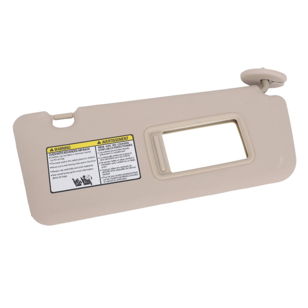Front Right Passenger Side Sun Visor with Makeup Mirror Sun Blocking Elegant for RAV4 2004 To 2005