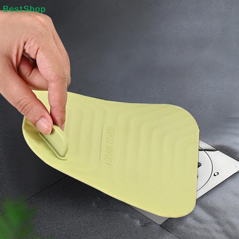 Silicone Floor Drain Cover,Odor Proof Shower Drain Stopper,Reusable Hair Catcher for Bathroom Kitchen Sink