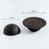 Black Cement Tableware Dinner Plate stone Sashimi sushi Disc Dry Ice Tray Plate Dessert Plates Dim Sum Dish Steak Plates Bowl