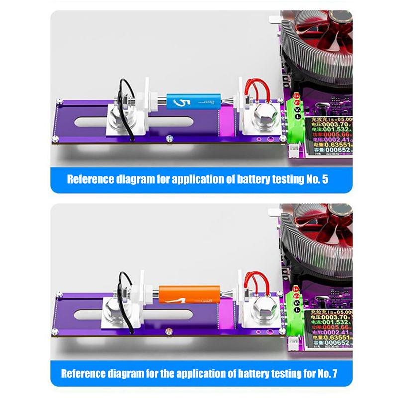 20A 4-Wrie Battery Test Stand 18650 Internal Resistance Capacity Tester Fixture Seat Current Voltage Meter Detection Box